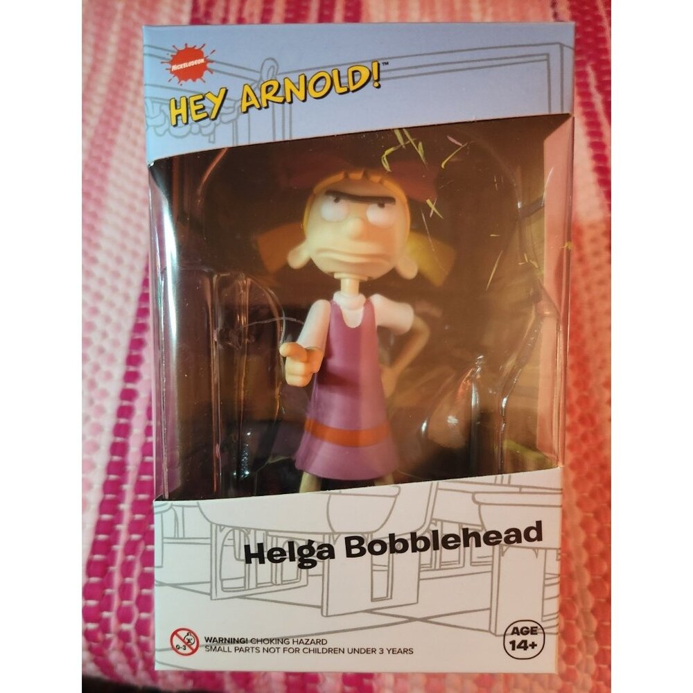 Hey Arnold Helga Bobblehead By Culturefly Nickbox NWT 2018